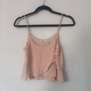 Kimchi Blue Peach Crop Tank Top Size X Small